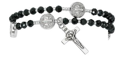 Twistable St. Benedict Rosary Bracelet
