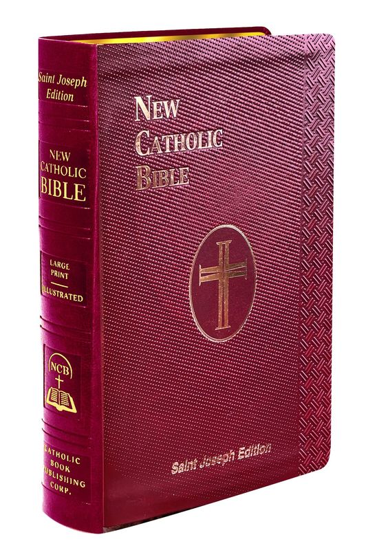 St. Joseph New Catholic Bible - Compact Size Burgundy, Dura-Lux Disc.