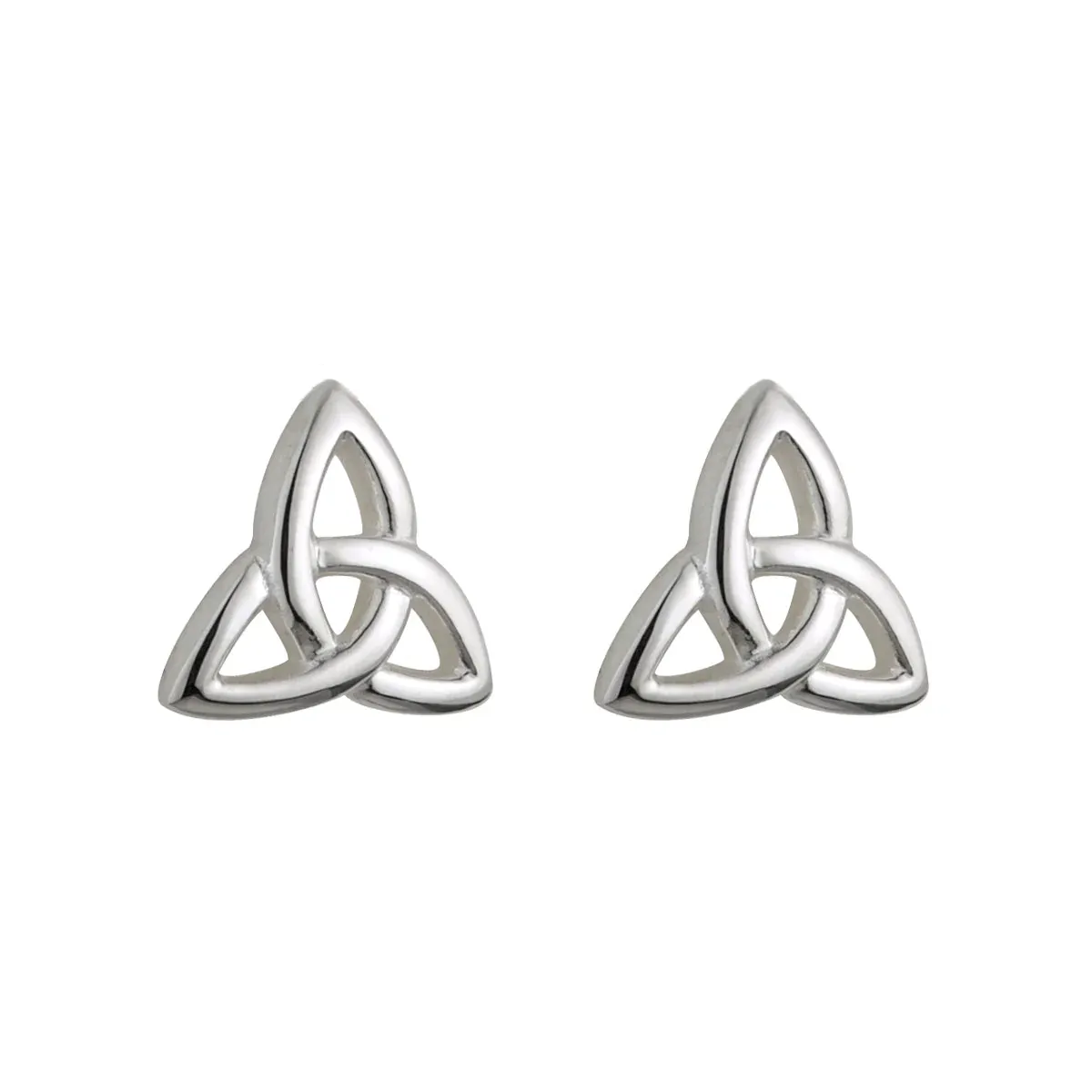 Children&#39;s Sterling Silver Trinity Knot Stud Earrings