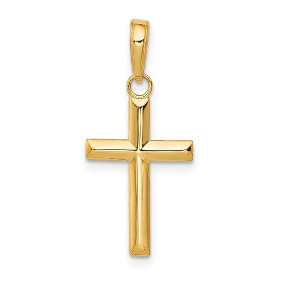 14kt Gold Small Cross Pendant