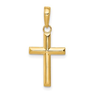 14kt Gold Small Cross Pendant