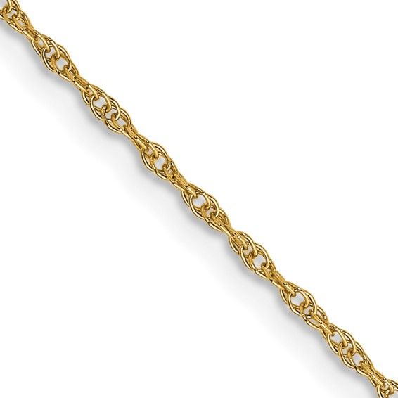 14kt Gold 20&quot; .95mm Cable Rope Chain