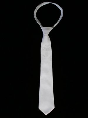 White Tie With Celtic Cross
