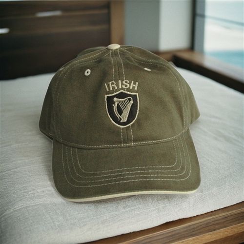 Irish Shield Harp Cap