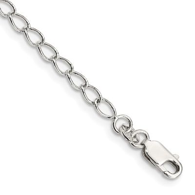 Sterling Silver 7&quot; Curb Chain Bracelet