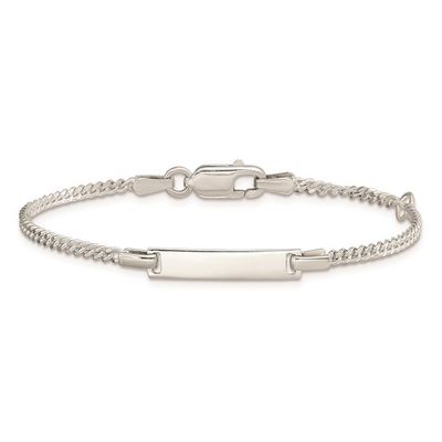 Sterling Silver 6&quot; Child ID Bracelet Disc.