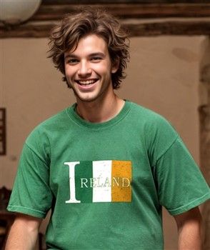 Ireland Flag T-Shirt- Green
