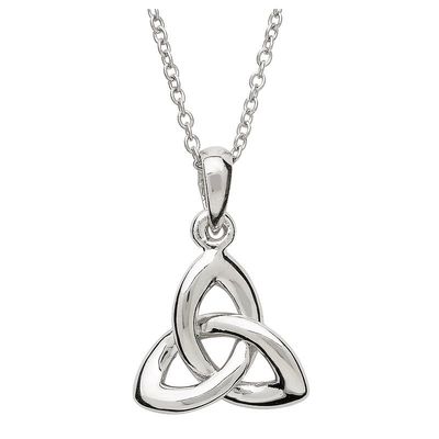 Sterling Silver Trinity Knot Pendant on a 18&quot; Sterling Silver Chain