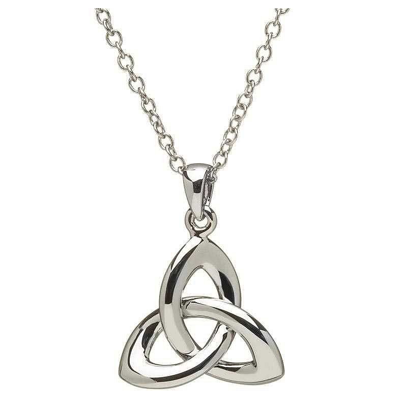 Sterling Silver Trinity Pendant on a 18&quot; Sterling Silver Chain