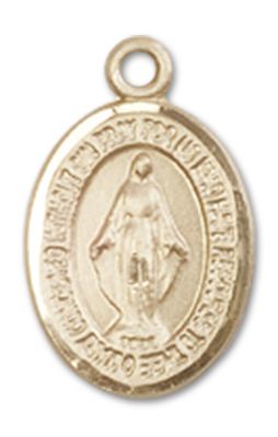 14kt Solid Gold Medal of your Choice- Baby/Young Child Size