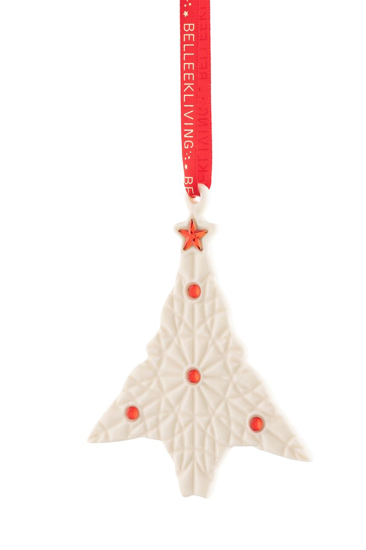 Belleek Gem Christmas Tree Ornament