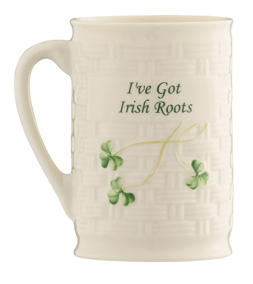 Belleek I&#39;ve Got Irish Roots Mug
