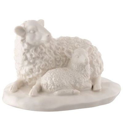 Belleek Sheep &amp; Lamb Disc.