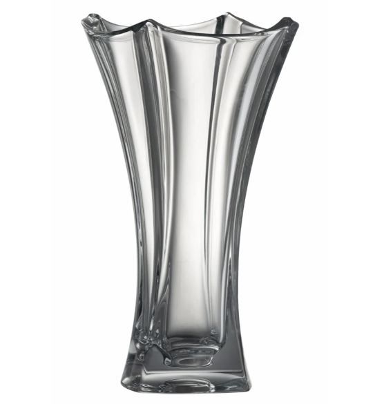 Galway Irish Crystal Emerald Dune 12&quot; Square Vase