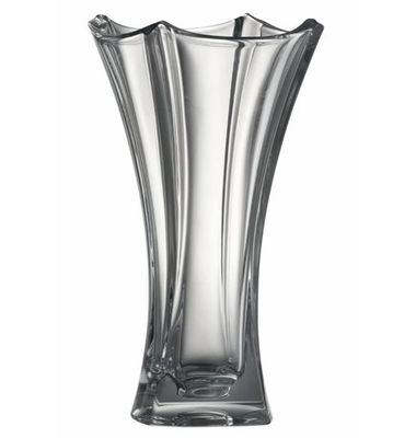 Galway Irish Crystal Emerald Dune 12&quot; Square Vase