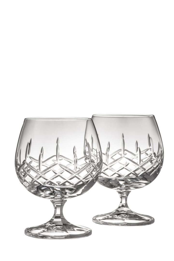 Galway Irish Crystal Longford Brandy Pair