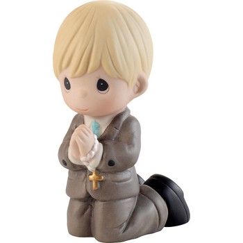 Boy &quot;In Remembrance of My First Communion&quot; Figurine