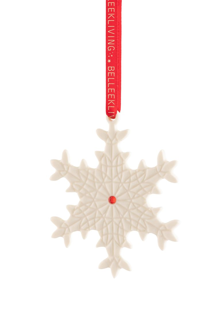 Belleek Gem Snowflake Ornament