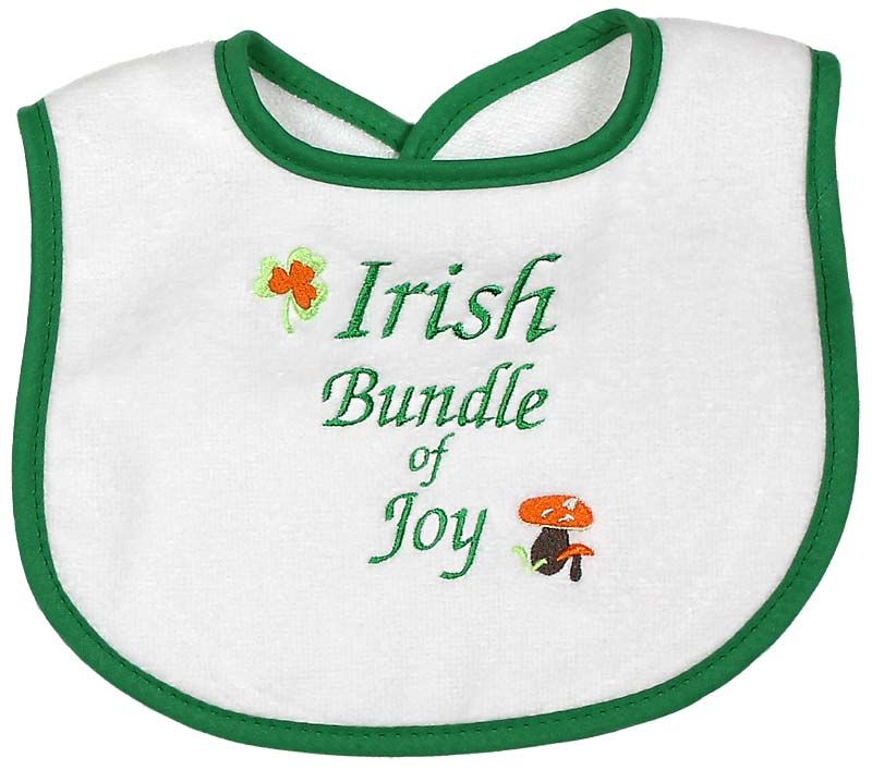 Irish Bundle Of Joy Baby Bib