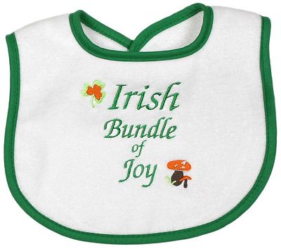 Irish Bundle Of Joy Baby Bib
