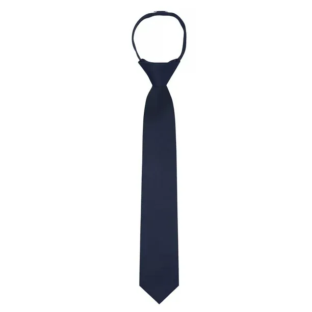 Navy Blue Zipper Tie Disc.