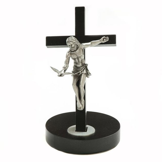8&quot; Black Gift of The Spirit Crucifix