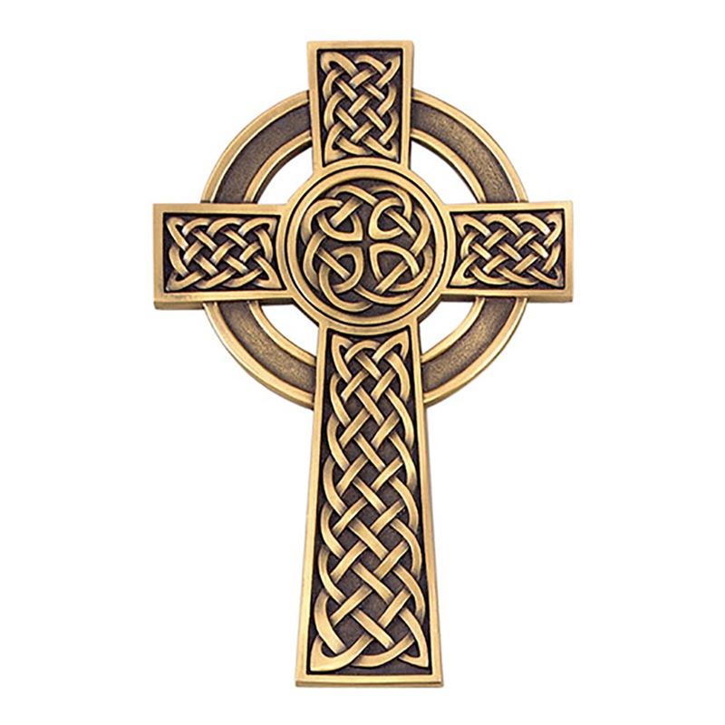 8&quot; Knotted Celtic Cross with Gold Finish