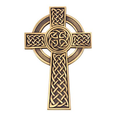 8&quot; Knotted Celtic Cross with Gold Finish