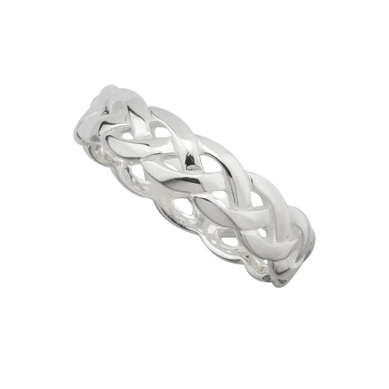 Ladies Sterling Silver Celtic Knot Ring