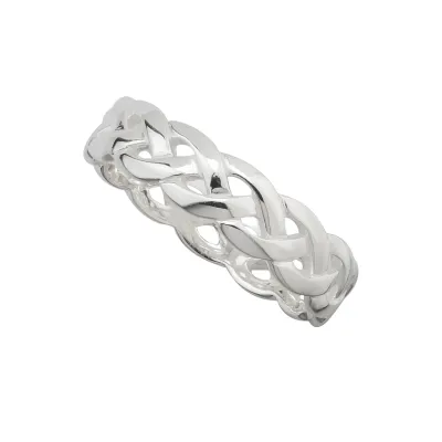 Ladies Sterling Silver Celtic Knot Ring