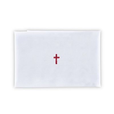 Red Cross Purificator Linen Disc.