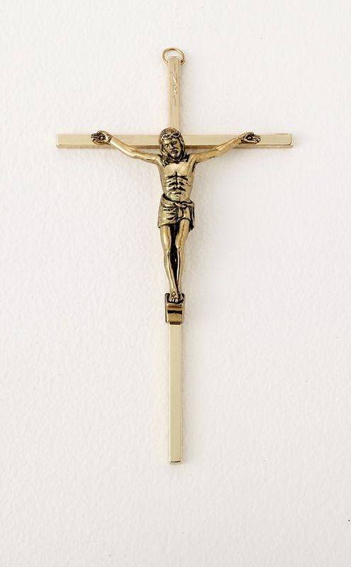 10&quot; Gold Crucifix