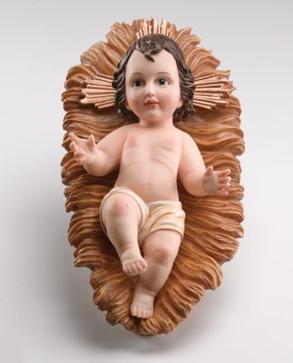 12&quot; Infant Baby Jesus in Crib
