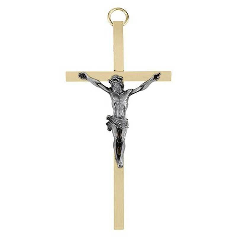 4.25&quot; Brass Crucifix