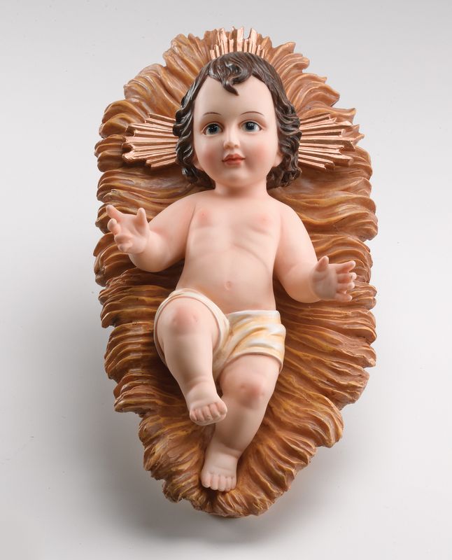 5.5&quot; Infant Baby Jesus in Crib