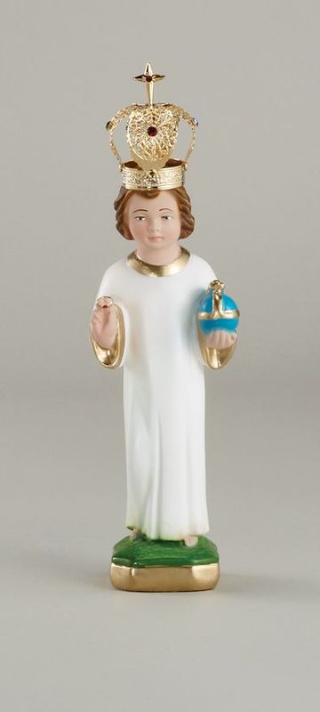 8&quot; Infant of Prague Statue with Jeweled Crown