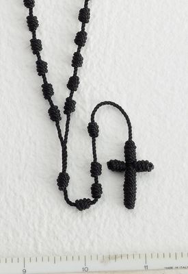 Black Cord Rosary