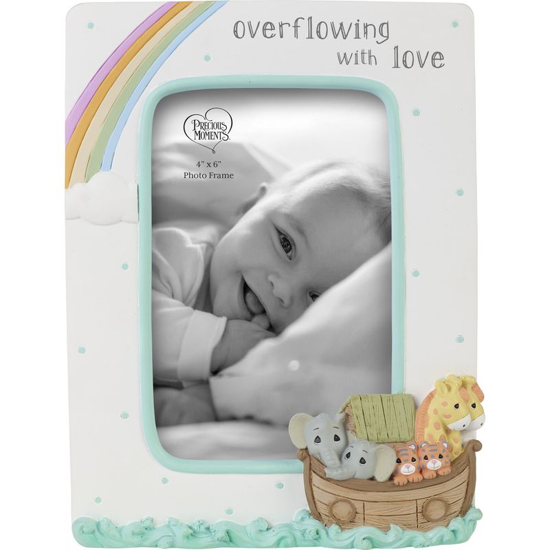 &quot;Overflowing With Love&quot; Noah&#39;s Ark Photo Frame