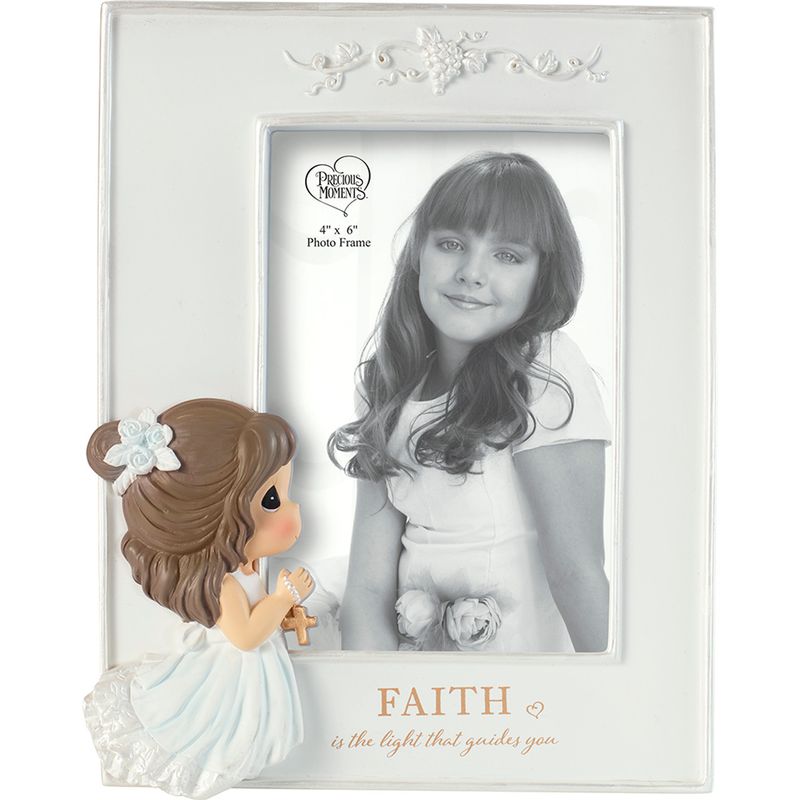 Girl &quot;Faith Is The Light That Guides You&quot; Photo Frame