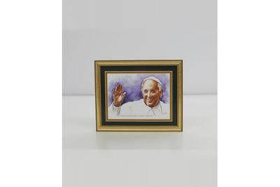 Pope Francis I Framed Watercolor Print 8x10