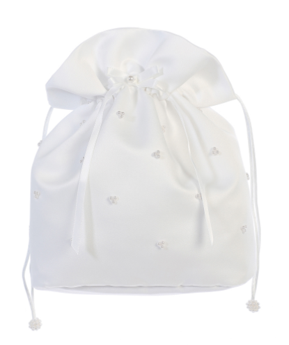 Ruffle Bag With Pearls Disc.