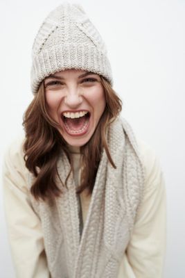 Adult Ski Hat- Aran Color