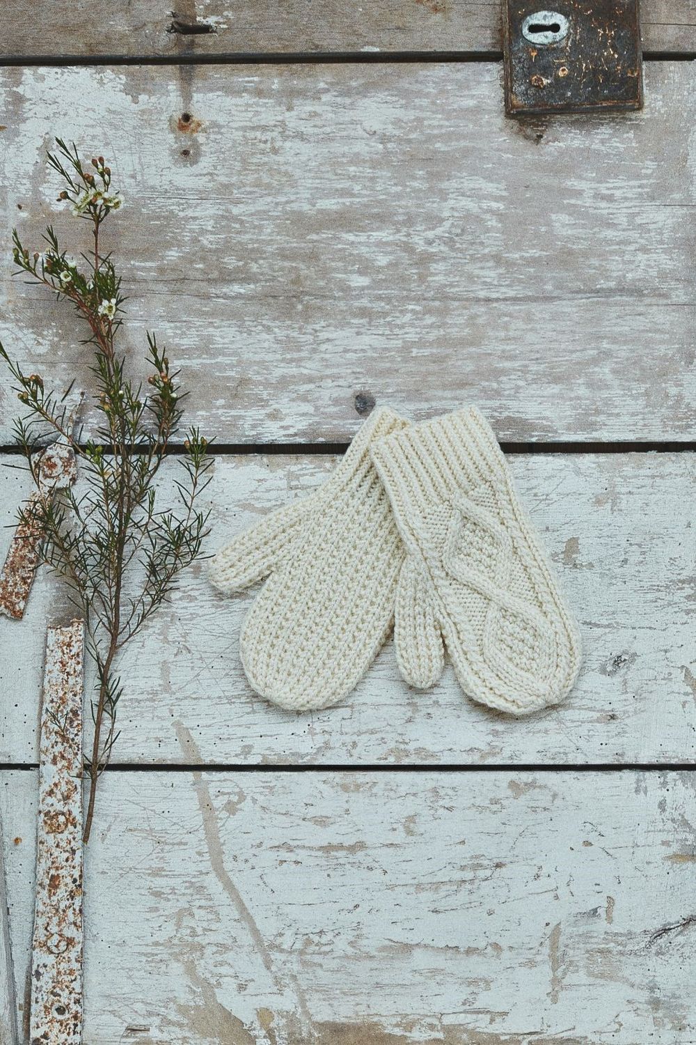Adult Mittens- Aran Color