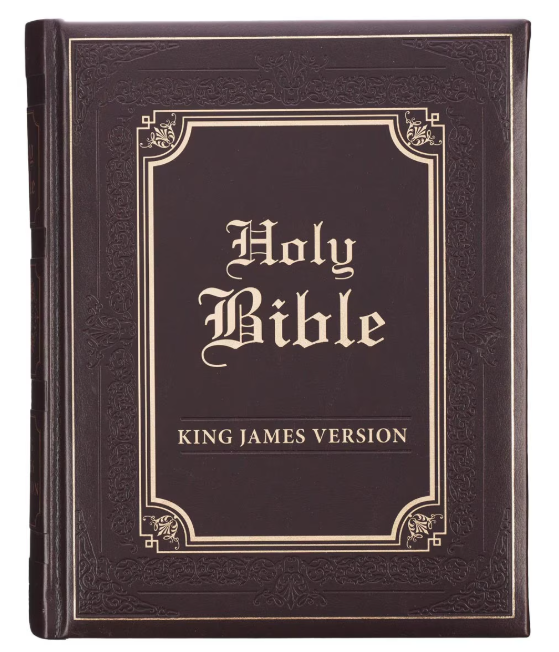 King James Version Family Bible, Brown