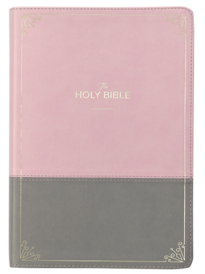 King James Version Bible Super Giant Pink Gray Disc.