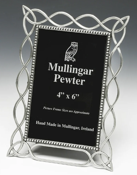 Mullingar Pewter 4x6&quot; Celtic Frame Disc.