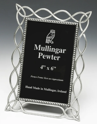 Mullingar Pewter 4x6&quot; Celtic Frame Disc.