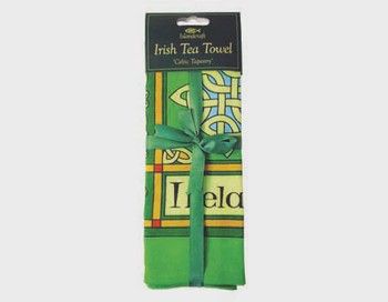 Celtic Tapestry Irish Tea Towel