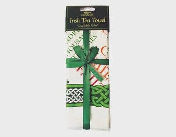 Cead Mile Failte Irish Tea Towel