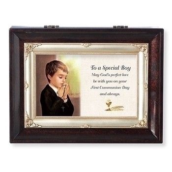 To A Special Boy Communion Music Box